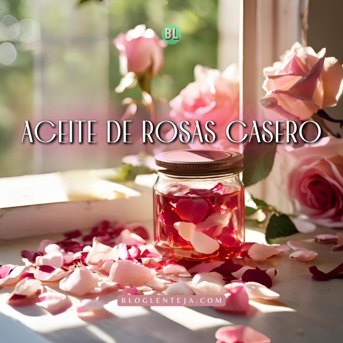 Aceite de rosas&nbsp;casero