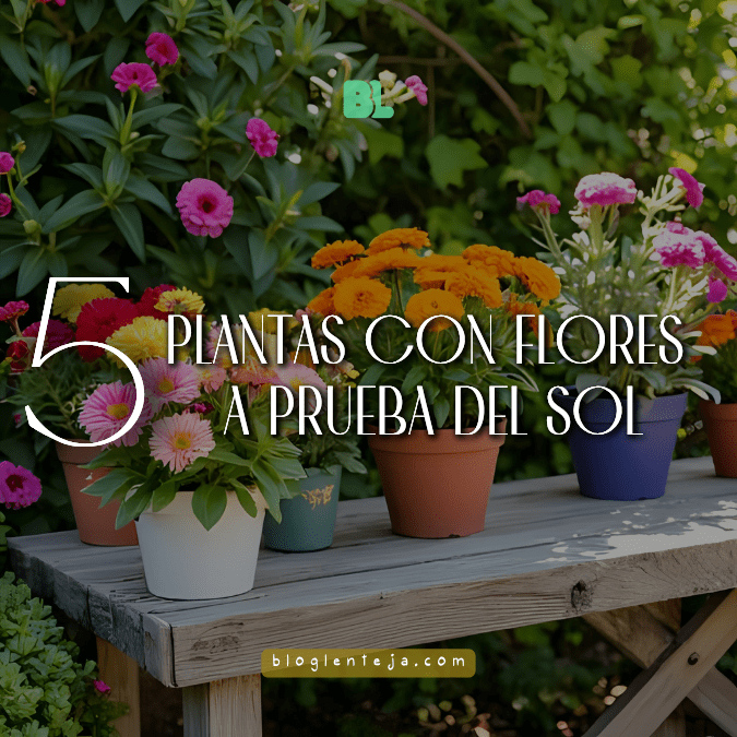 5 plantas con flores a prueba del sol