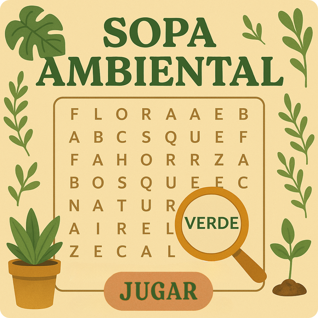 Juego educativo ecológico para niños