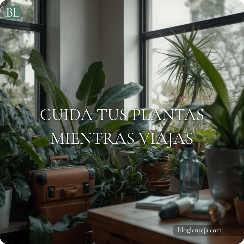 Cuida tus plantas mientras&nbsp;viajas