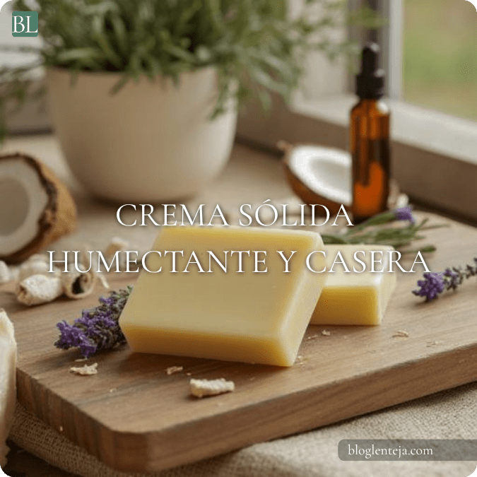 Crema sólida humectante&nbsp;casera